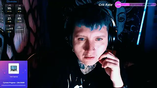 Marieblueeyes webkamerás műsora