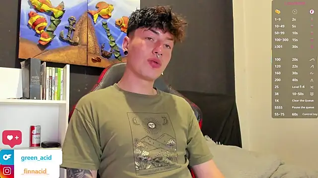 Webkamerová show Green_acid01