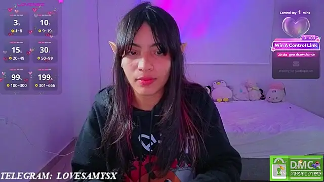 Chat +18 de Lovelyamyy ao vivo