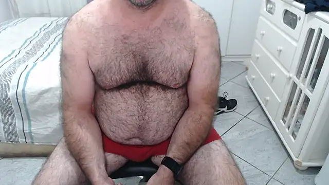 Show de MysterBearMG na webcam