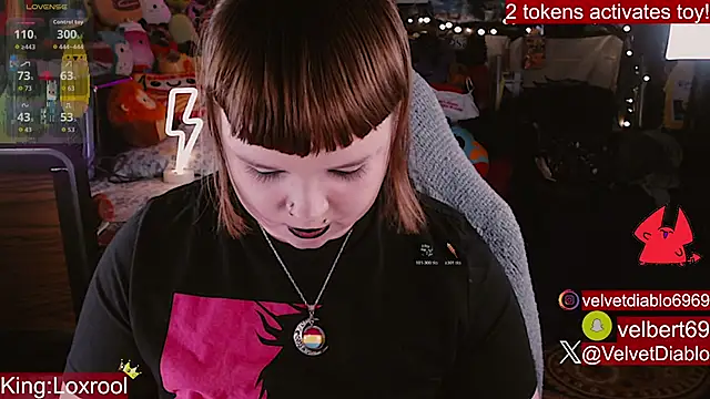 Živý XXX chat VelvetDiablo