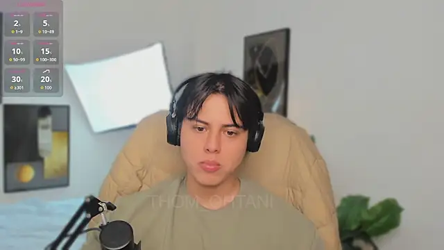 Show de Thom_Ohtani na webcam