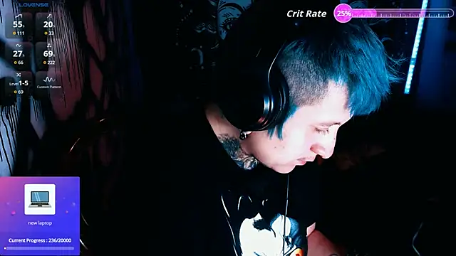 Marieblueeyesのウェブカメラショー