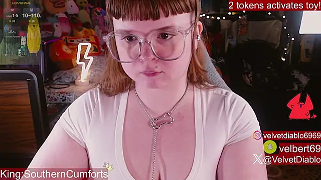 VelvetDiablo Obrolan Langsung XXX
