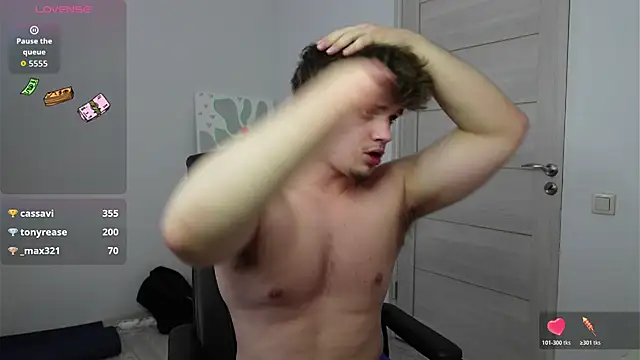 Show modela Ricky_Becko na web-kameri