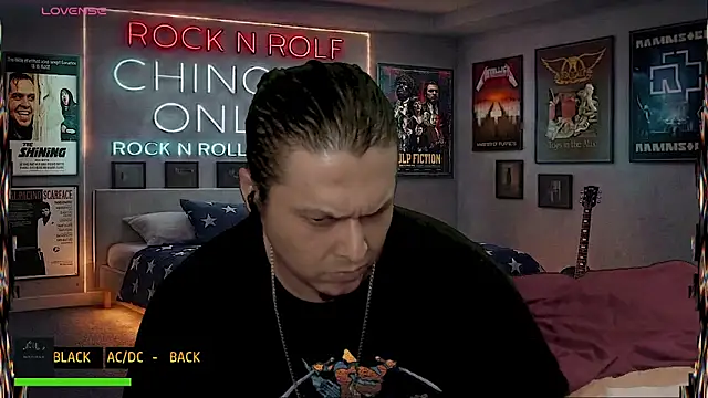 chino_roz: διαδικτυακό σόου στην κάμερα