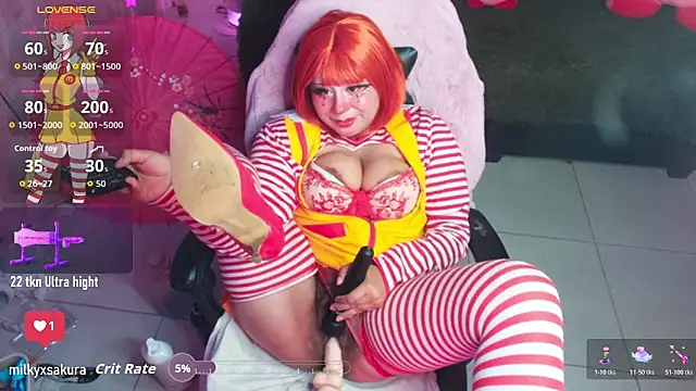 MilkyXSakura – Live XXX-chat