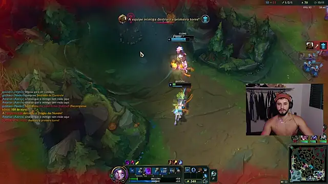 Show de guzzfit na webcam