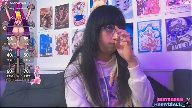 Pertunjukan Kamera Web snowblack_