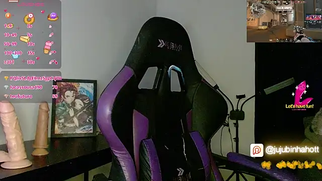 Show de jujubinhahot na webcam