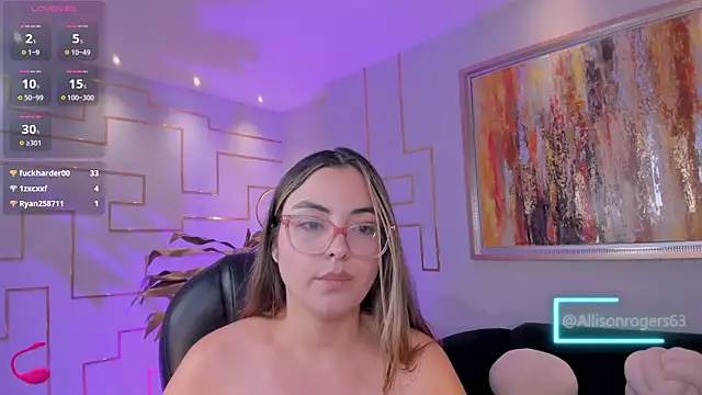 Chat XXX ao vivo de AllisonRogersX