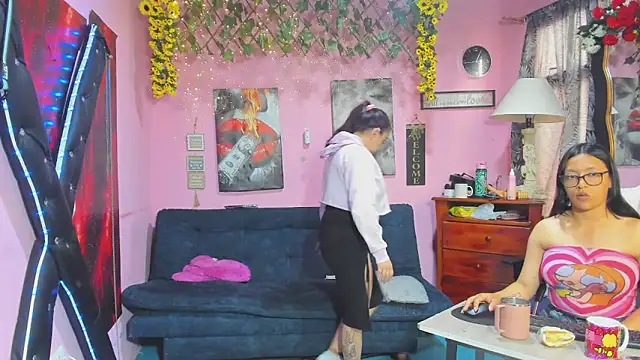 lesbiancuplen Webbikameraesitys