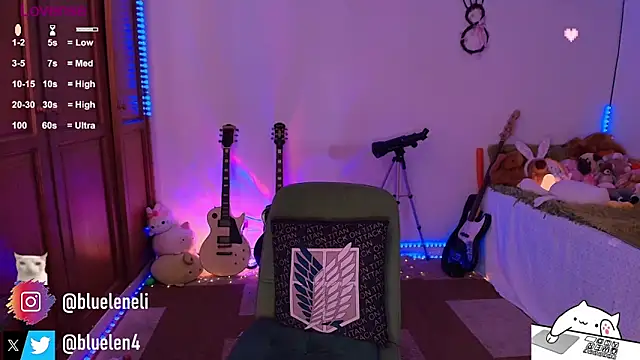 bluelen live XXX chat