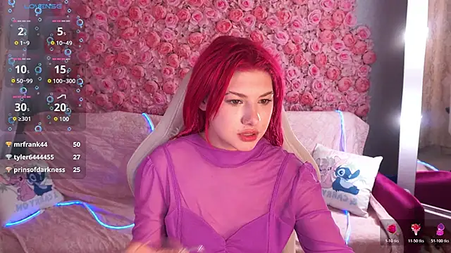 PinkyTrix élő XXX-chatje