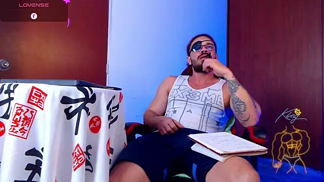 Show de pirata_fitness na webcam