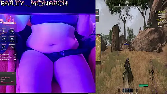 baileymonarch: διαδικτυακό σόου στην κάμερα