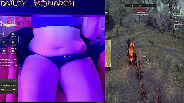 baileymonarch: διαδικτυακό σόου στην κάμερα