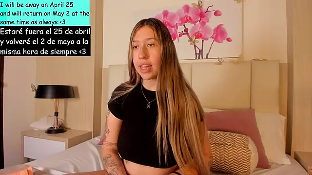 AmberVegaa élő XXX-chatje