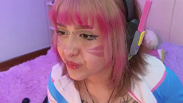 Show de NekoWaifu na webcam