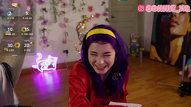 Sonnie_mami élő XXX-chatje