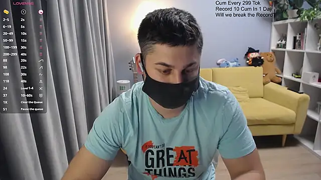 Tomguys Show in webcam