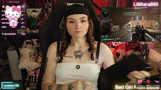 Pertunjukan Kamera Web Lilithara666