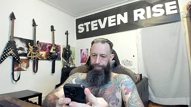 Show modela StevenRiseNYC na web-kameri