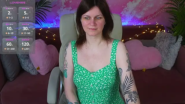 Show modela TinaMelt na web-kameri