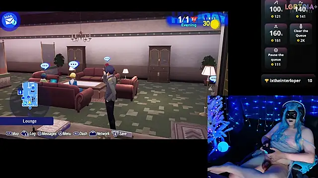 StarshineMoonspark: διαδικτυακό σόου στην κάμερα