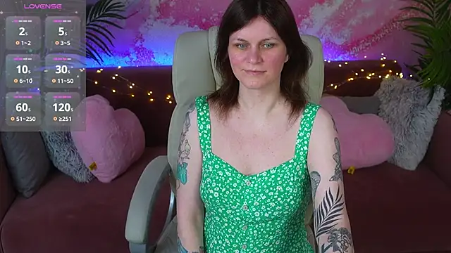 Show modela TinaMelt na web-kameri