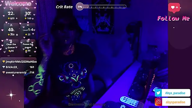 Chat XXX ao vivo de Abysparadise