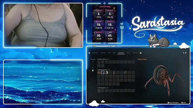 Show modela Sarastasia417 na web-kameri