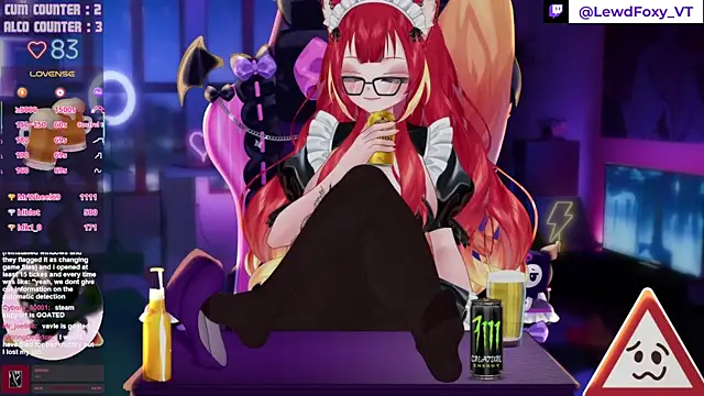 LewdFoxy_VTのライブXXXチャット