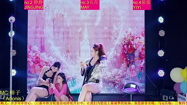 Pertunjukan Kamera Web Red-666