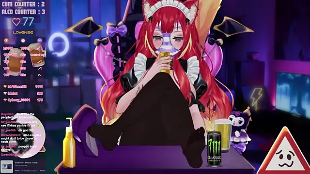 LewdFoxy_VT: онлайн-секс-чат