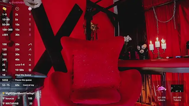 Chatroom XXX en direct de MistressAndre