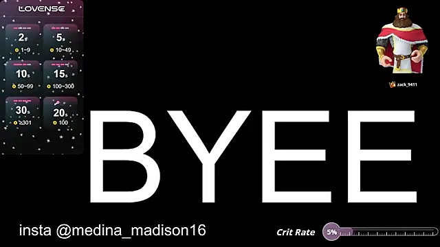 Madison_Medina: διαδικτυακό σόου στην κάμερα