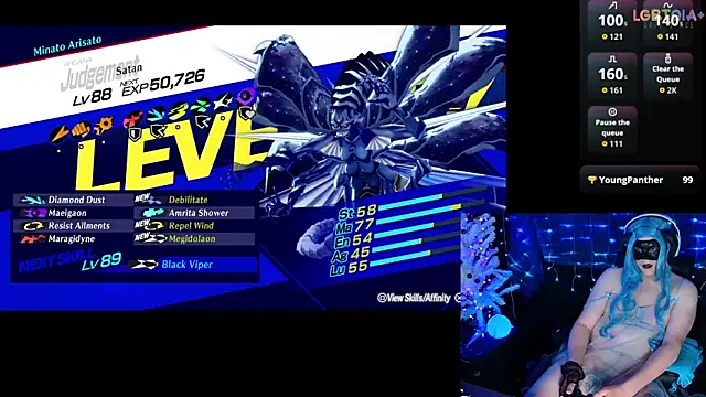 Show modela StarshineMoonspark na web-kameri