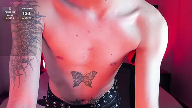 Show modela AndyWiilliams na web-kameri