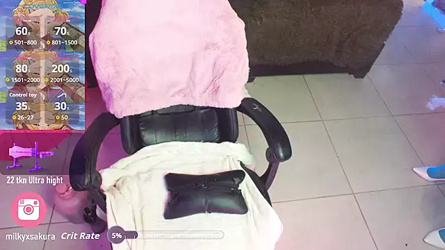 Chatroom XXX en direct de MilkyXSakura