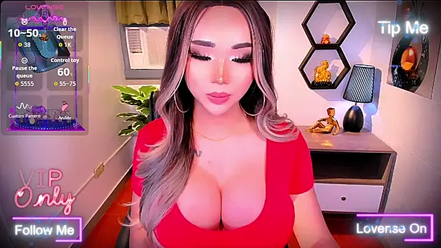 Show de _prettyjawdropper_ na webcam