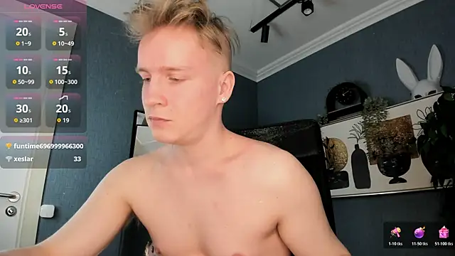 Show modela AlexxSweet na web-kameri