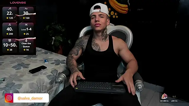 Show de SalvatoreDmore na webcam