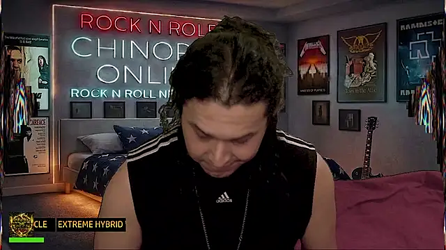 chino_roz: διαδικτυακό σόου στην κάμερα