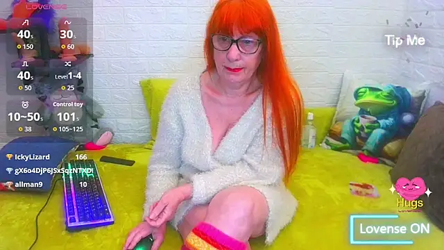 Show de webcam de RedHousewife