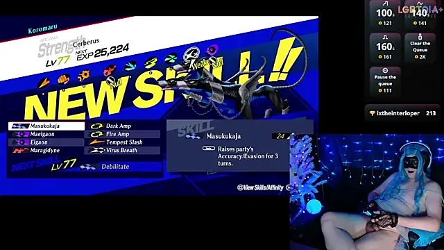 StarshineMoonspark Adlı Modelin Web Kamerası Şovu