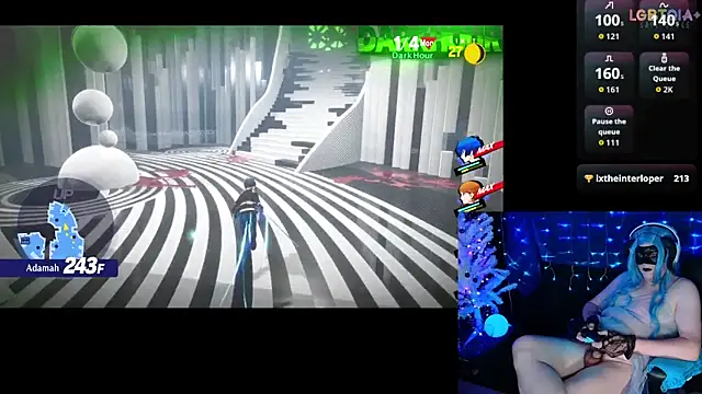 StarshineMoonspark Adlı Modelin Web Kamerası Şovu