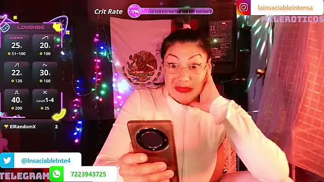 Chat XXX en directo de LaInsaciableIntensa