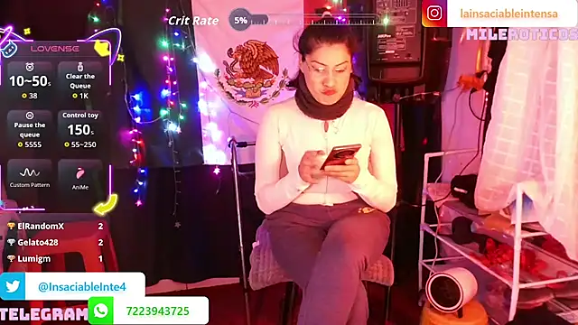 LaInsaciableIntensa Webcam-Show