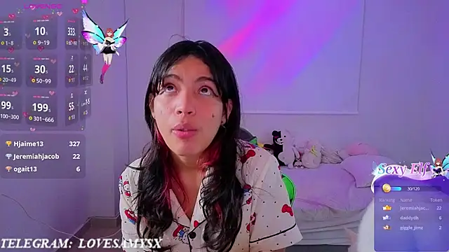 Lovelyamyy élő XXX-chatje